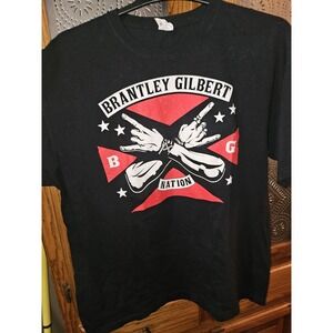 Brantley Gilbert BG Nation Black XL Tshirt Country/Southern Rock Music